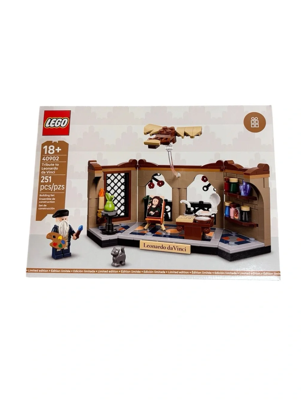 Lego Tribute to Leonardo da Vinci Set (#40902)